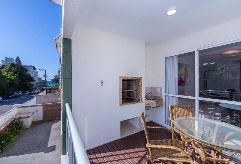 Porto Canoas 203 Aconchegante Apartamento Em Bombas Acomoda 4 Pessoas à Poucos Metros Da Praia