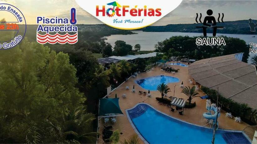 Hotférias Flat No Enseada Caldas Novas, Acesso Ao Lago E Pesca Permitida, Próx Ao Náutico Praia Cl