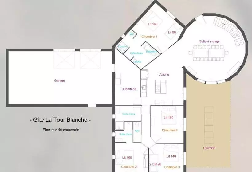 Splendide Gîte La Tour Blanche 12min Du Puy Du Fou