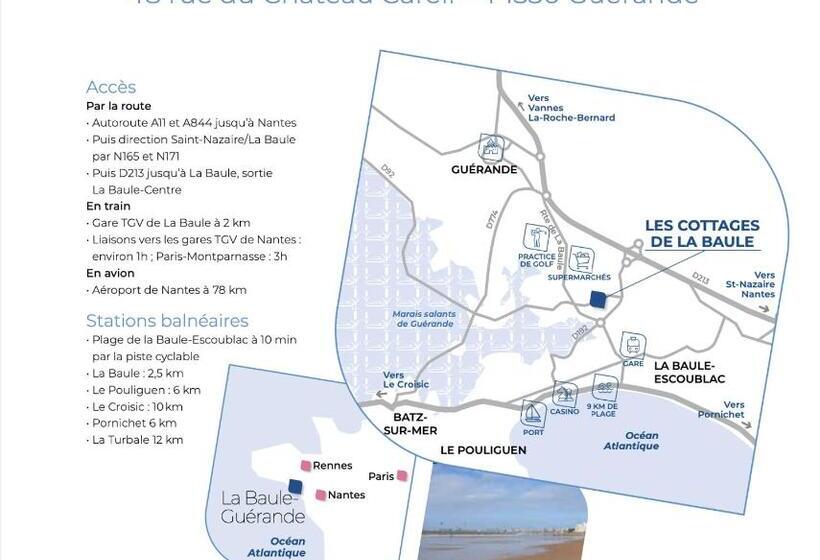 Le Cottage Baulois Entre Mer Et Nature Plages Tout à Vélo Ou à Pied Piscine Couverte