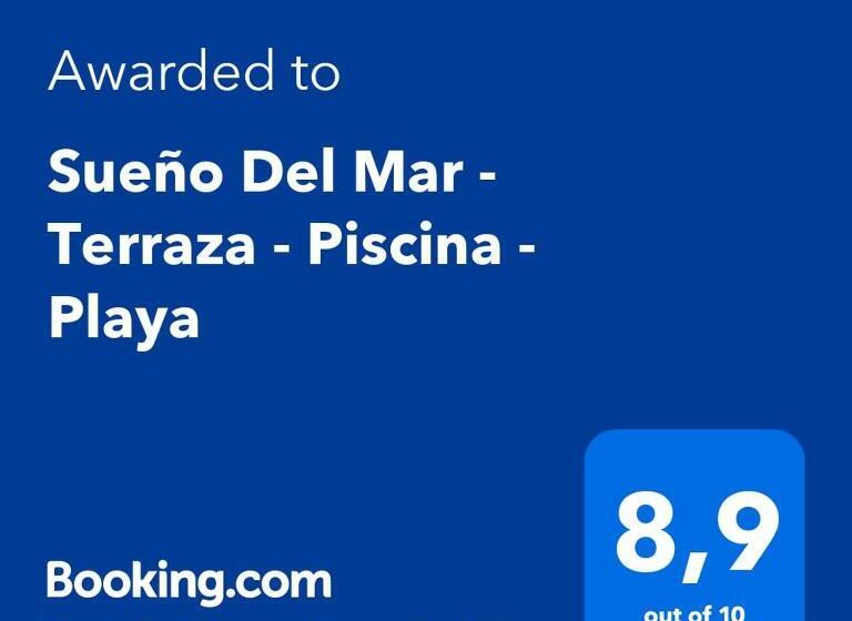 Sueño Del Mar Terraza Piscina Playa Pueblo Evita