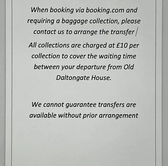 Aamiaismajoitus (B&B) Old Daltongate House