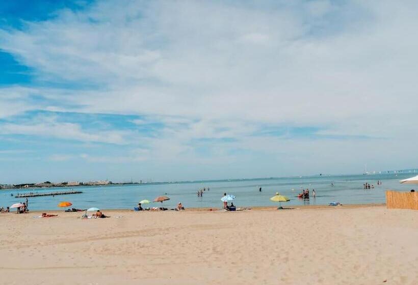 Duplex Centre Ville   50m De La Plage   Clim   Garage   Netflix