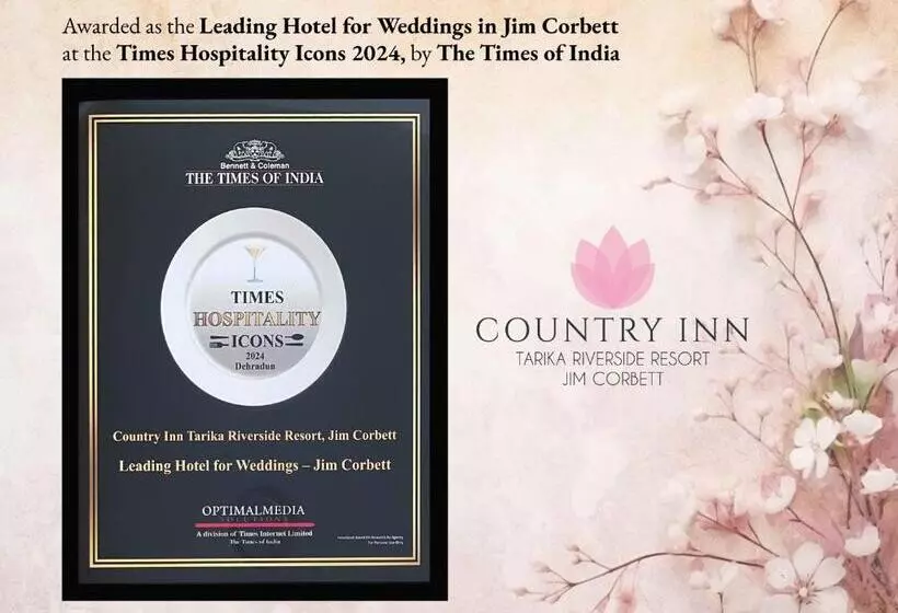 Hotelli Country Inn Tarika Riverside Resort Jim Corbett