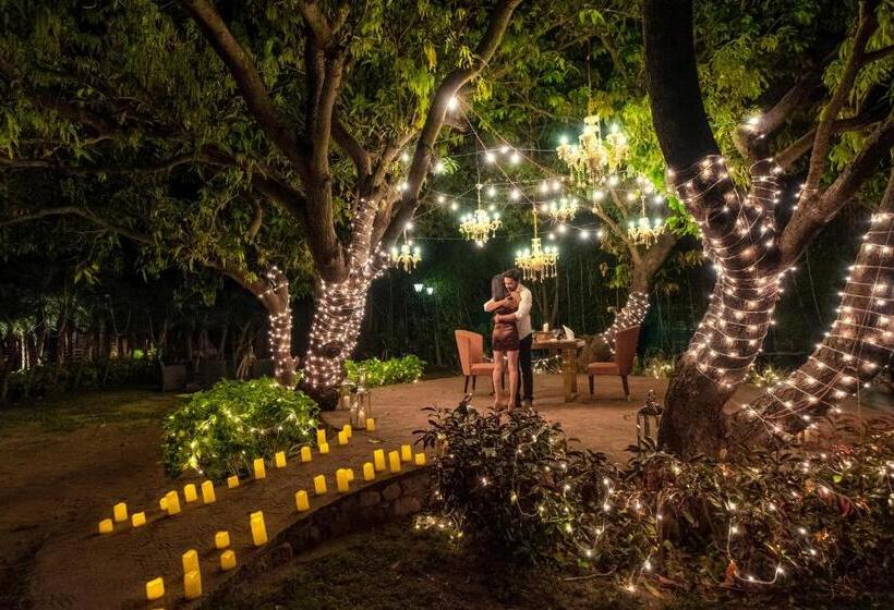 בית מלון כפרי Country Inn Tarika Riverside Resort Jim Corbett