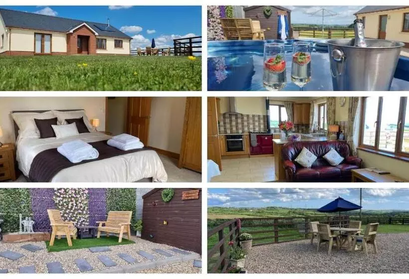 Sunny Bank Countryside Escape With Private Hot Tub And Countryside Views