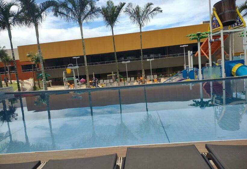 酒店 Solar Das águas Park Resort   Apartamento Em Olímpia Para 5 Pessoas
