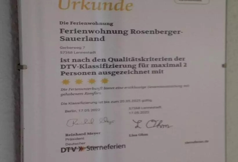 Fewo Rosenberger Sauerland