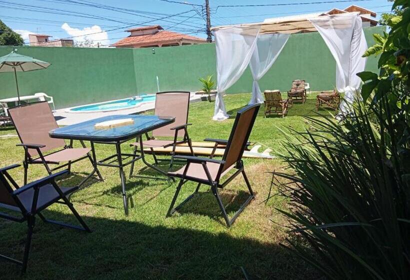 Casa Pertinho Da Praia Com Piscina, Wifi;