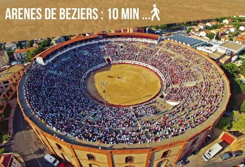 Centre Historique  Free Parking Wifi Netflix Zen&cosy Sleepntripbeziers