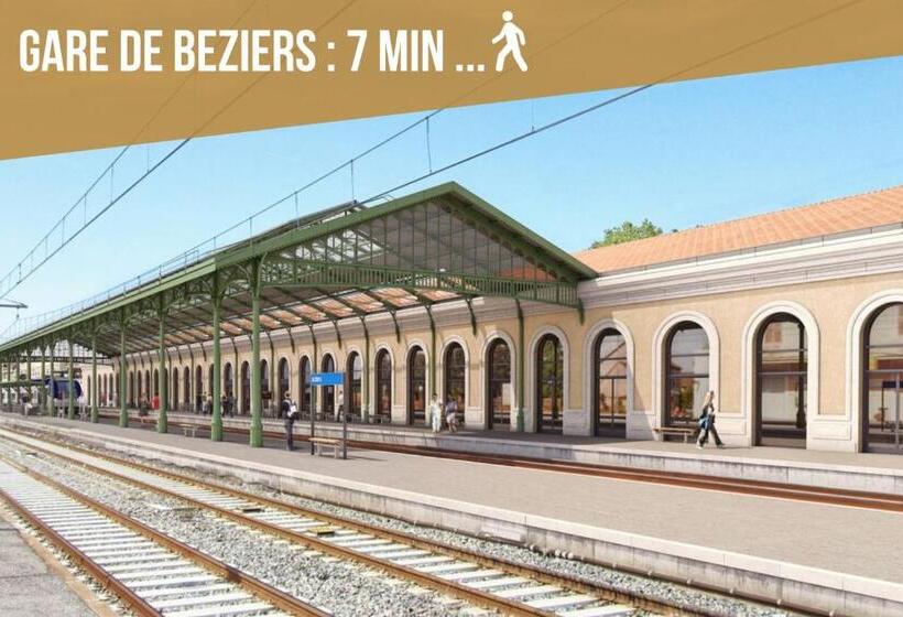 Centre Historique Free Parking Wifi Netflix Zen&cosy Sleepntripbeziers