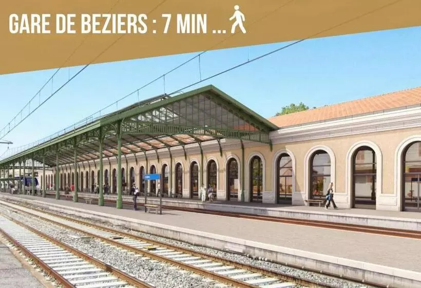 Centre Historique  Free Parking Wifi Netflix Zen&cosy Sleepntripbeziers