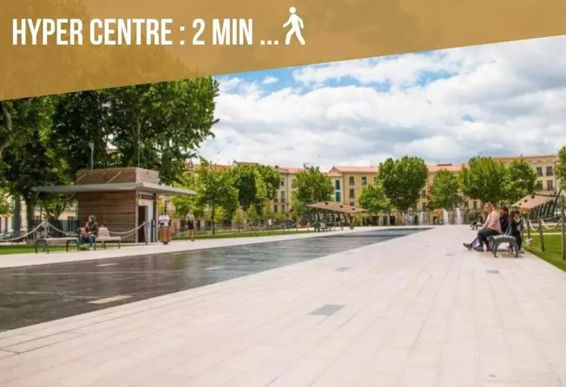 Centre Historique  Free Parking Wifi Netflix Zen&cosy Sleepntripbeziers