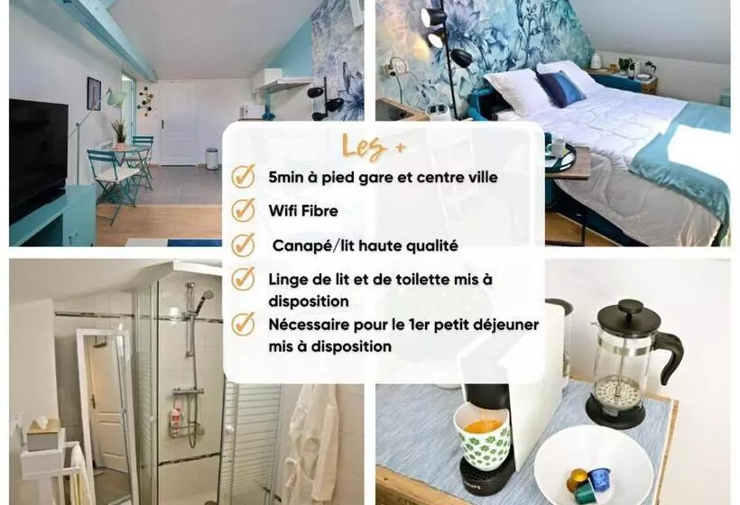 400m Gare&centre Ville, Sèche Linge, Local Vélo