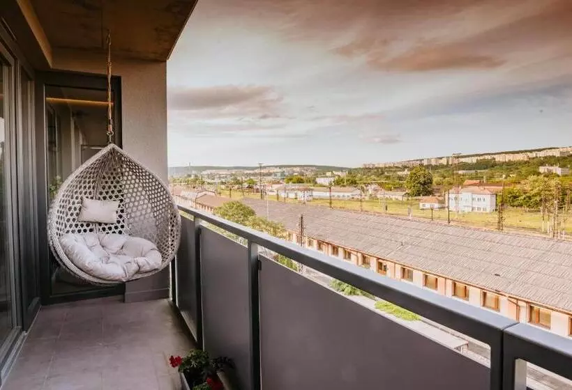 Minimalist Design Penthouse   Kosice Old Town