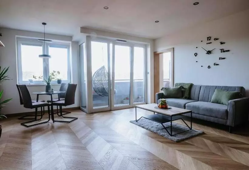 Minimalist Design Penthouse   Kosice Old Town