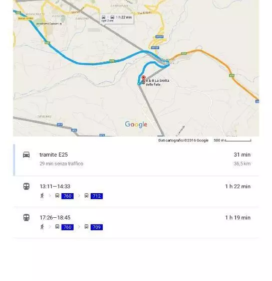 ベッドアンドブレックファースト Grotta Delle Fate