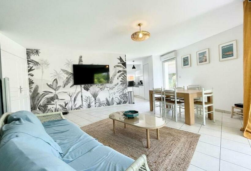 Charmant T3 Ultra Cosy   Jardin   50m Des Plages