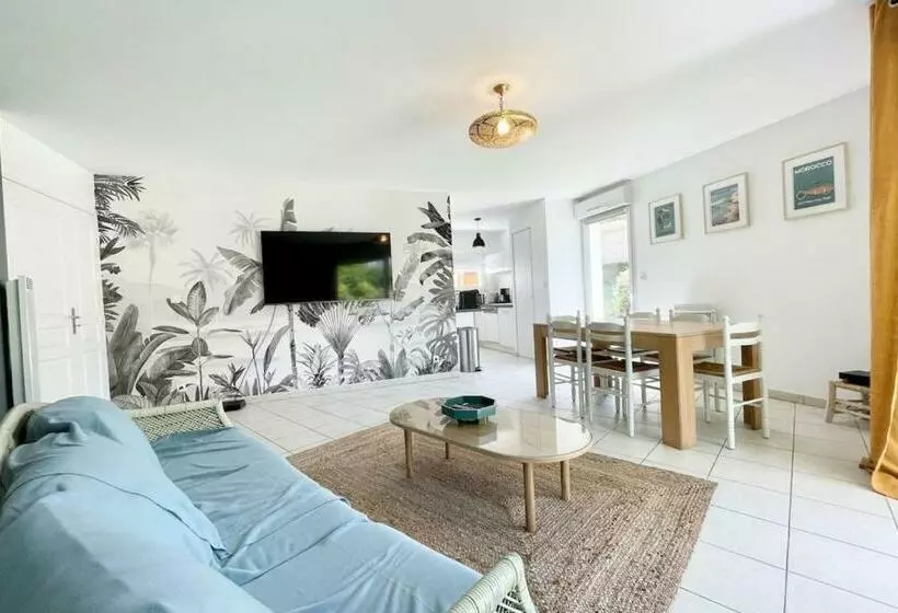 Charmant T3 Ultra Cosy   Jardin   50m Des Plages