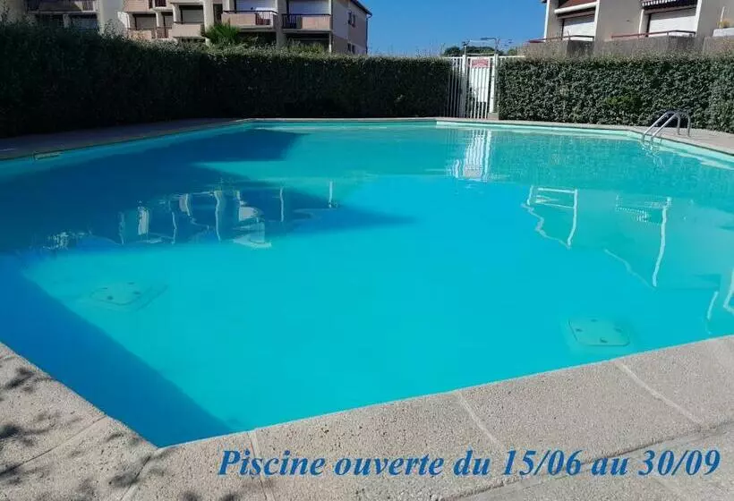 Joli 2 Pièces Sur Le Port Avec Piscine, Terrasse, Parking