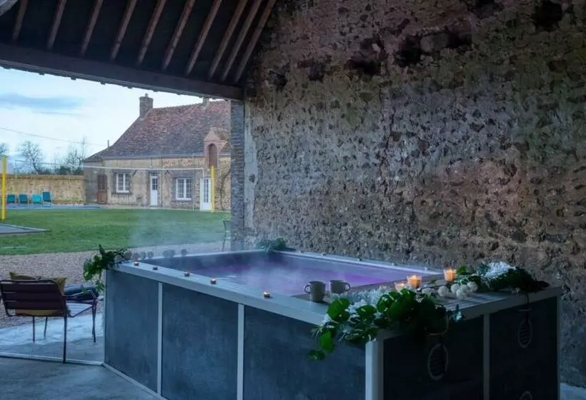 So Villa La Girardiere 28   Heated Pool   Basket   Jacuzzi   2h Paris   30 Beds