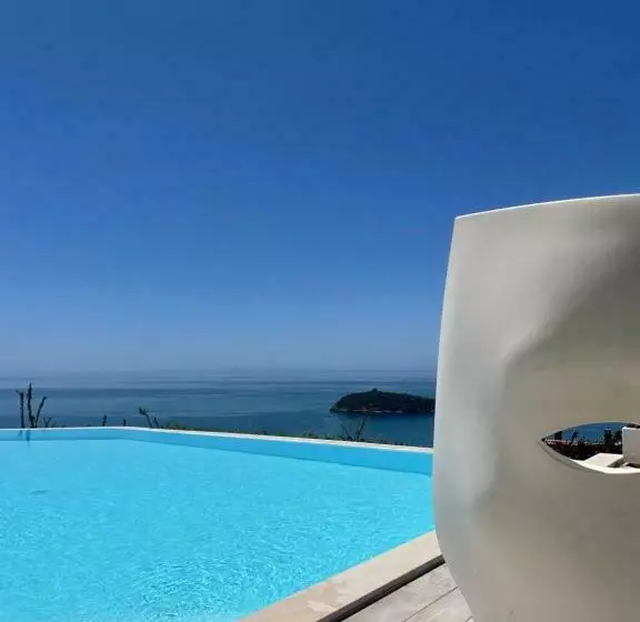 Luxury Villa Blue&blanc Piscina A Sfioro Isola