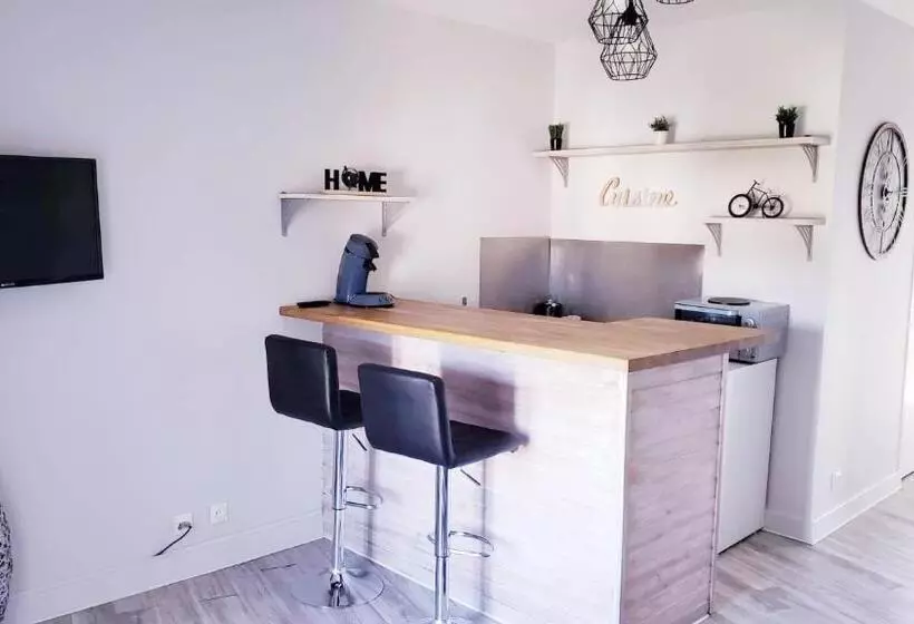 Appartement F2 Centre Ville Issoire Avec Jolie Vue