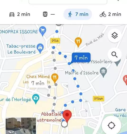 Appartement F2 Centre Ville Issoire Avec Jolie Vue