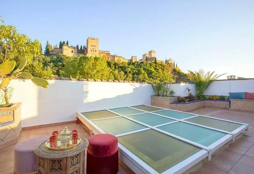 Morayma House Terrace With Views To Alhambra