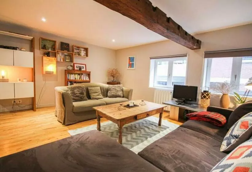 Duplex In The Heart Of Old Lille Terrace + Parking