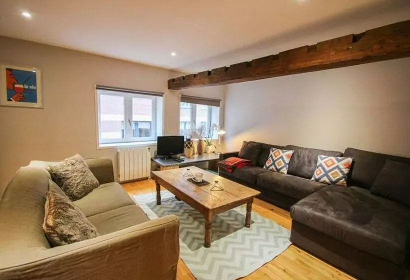 Duplex In The Heart Of Old Lille Terrace + Parking