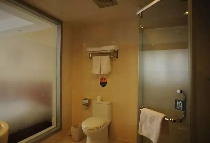 Отель Greentree Inn Jiangsu Suzhou Xiangcheng Huoli Island Business