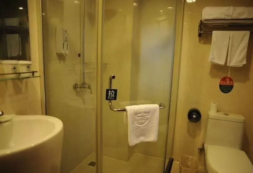 Отель Greentree Inn Jiangsu Suzhou Xiangcheng Huoli Island Business