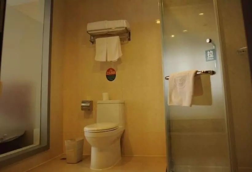 Отель Greentree Inn Jiangsu Suzhou Xiangcheng Huoli Island Business