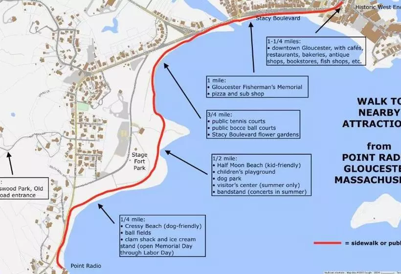Hotelli Point Radio Cottage