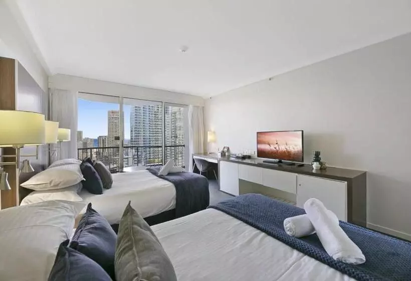 Retkeilymaja Ocean View 2 Bed Studio In The Heart Of Surfers