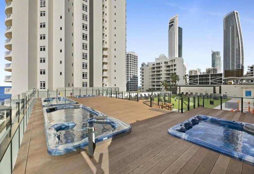 فندق صغير Ocean View 2 Bed Studio In The Heart Of Surfers