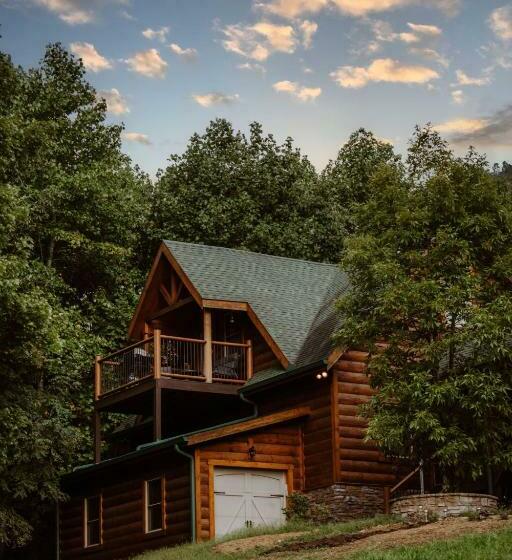 펜션 Treetop Hideaway At Barr5 Ranch