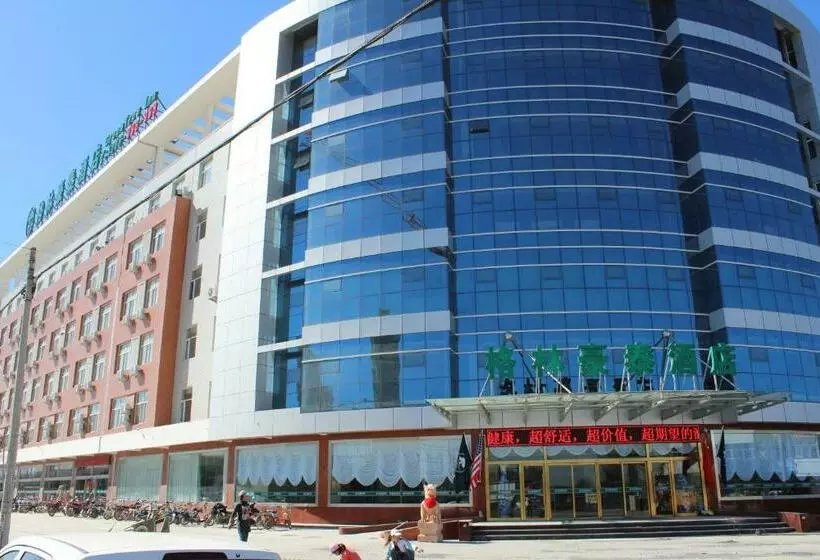 Hotelli Greentree Inn Zhangjiakou Yu County Bus Station Business