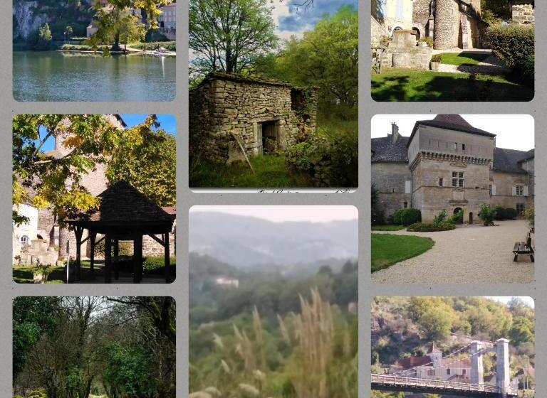 פנסיון A Deux Pas De St Cirq Lapopie, La Chambre Du Cocher Des Murets De L Isa