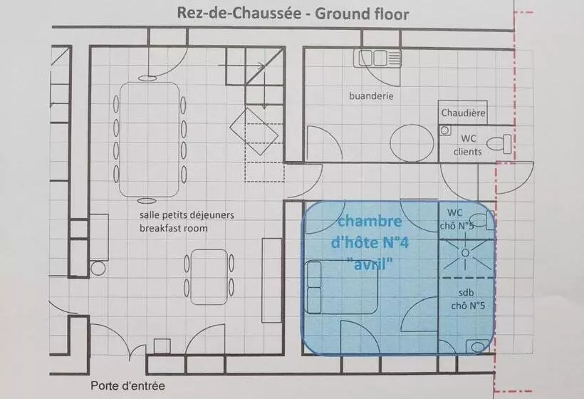 Aamiaismajoitus (B&B) Chambres D Hôtes Les Arondelles