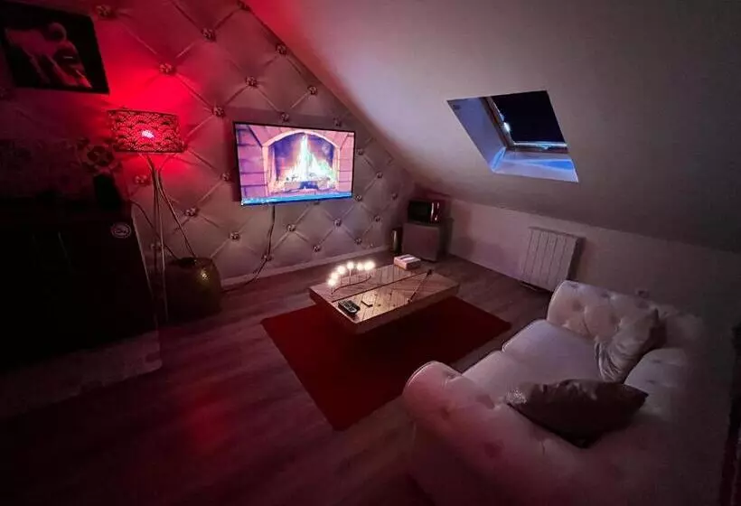 Hotelli Redroom Loveroom Chambre Spa Privative Insolite Thème 50 Nuances De Grey