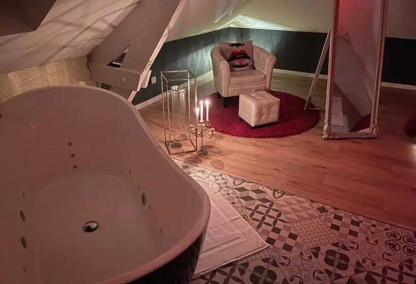 Hotelli Redroom Loveroom Chambre Spa Privative Insolite Thème 50 Nuances De Grey