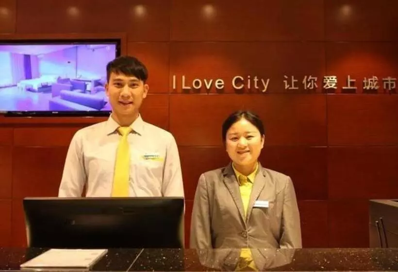 Hotelli City Comfort Inn Baise Jingxi Caifu Plaza