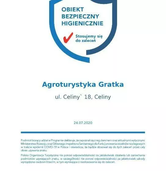 ホテル Gospodarstwo Agroturystyczno Edukacyjne Gratka