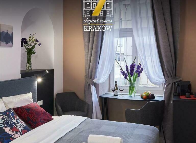 צימר 7 Heaven Elegant Rooms Kraków Old Town