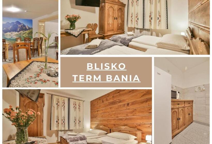 Hotell Pokoje Na Zakręcie Blisko Term Bania Oraz Restauracji Rodzinna Atmosfera