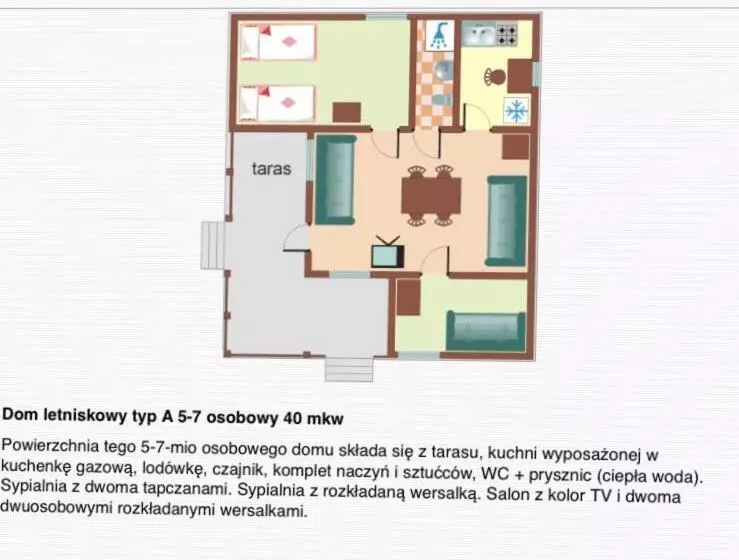 Lomakeskus Leśnik Bungalow Stegna   Domki Letniskowe Nad Morzem