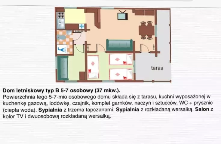 Lomakeskus Leśnik Bungalow Stegna   Domki Letniskowe Nad Morzem