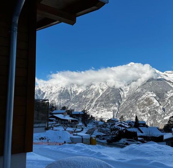 צימר Résidence Spa Les Louettes 4 étoiles à Sapinhaut Canton Du Valais